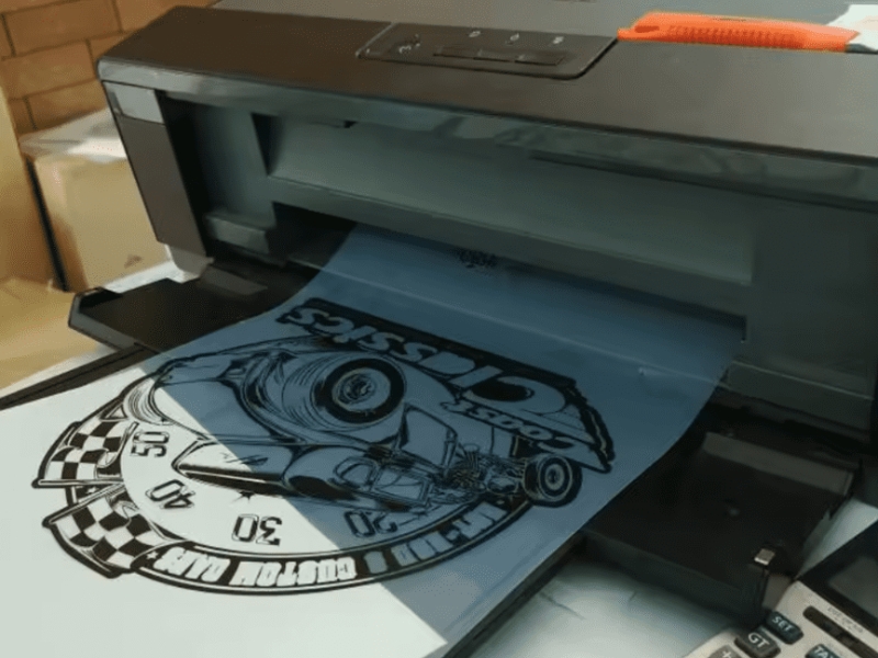Película de inyección de tinta lechosa resistente al agua para serigrafía